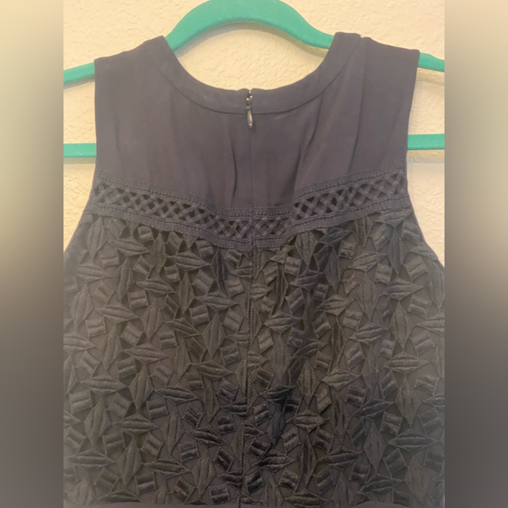 Navy Blue Anne Taylor Dress - Picture 5 of 6